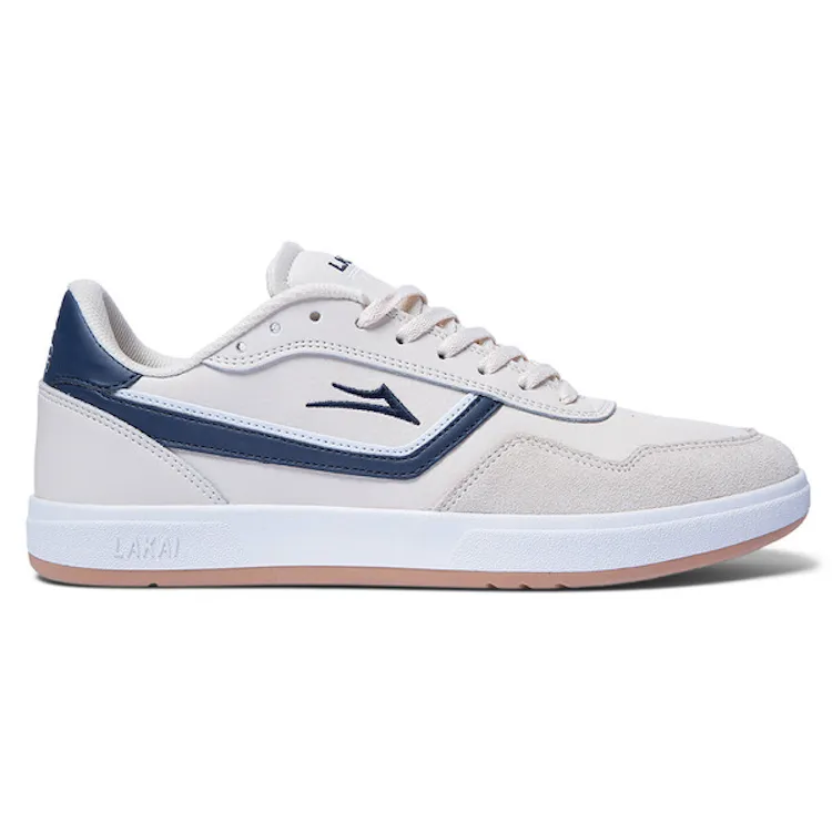 Lakai Terrace Cream/Navy Suede Shoes