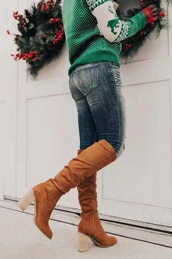 Lisette™ | Elegant Knee-Length Boots