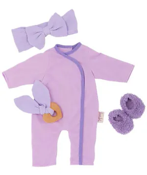 Lullababy 14" Baby Girl PJ Outfit