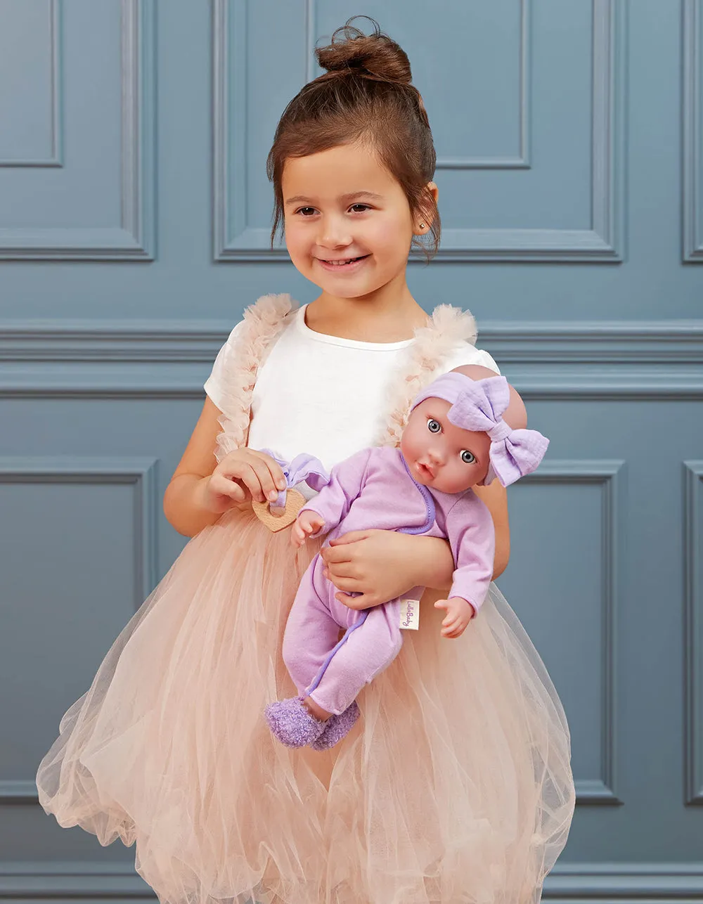 Lullababy 14" Baby Girl PJ Outfit