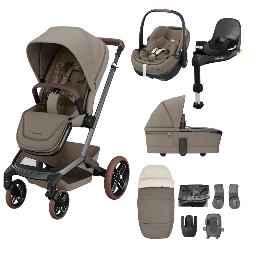 Maxi-Cosi Fame Travel System - 9 Piece Premium Bundle