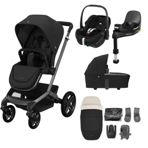 Maxi-Cosi Fame Travel System - 9 Piece Premium Bundle