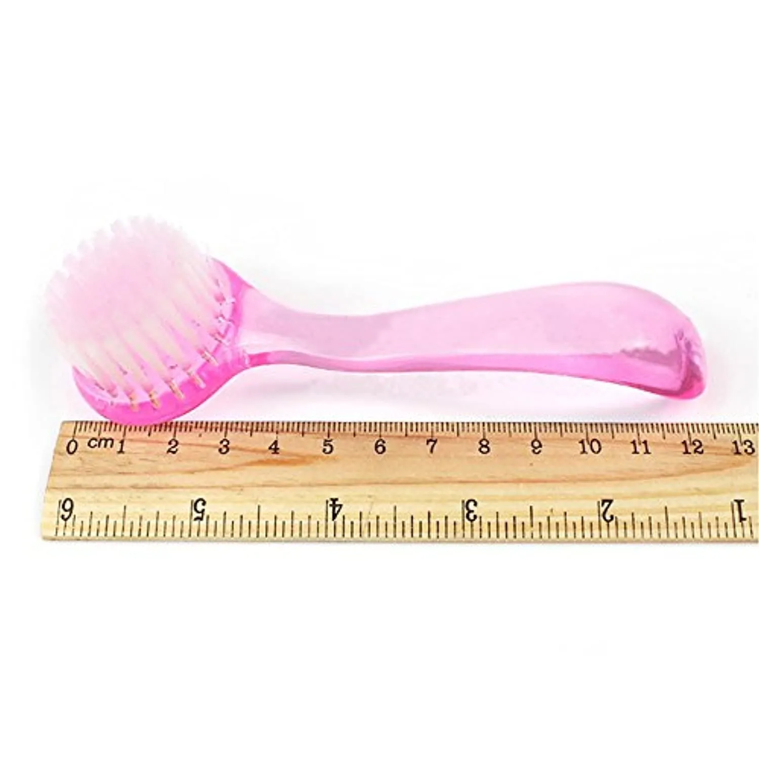 MEILINDS Handle Nail Art Cleaning Brush Set Manicure Nails and Toes Scrubbing Cleaner and Shoes Brushes Dust Cleaning for Acrylic UV Nails Art Powder Brushes 6Pcs