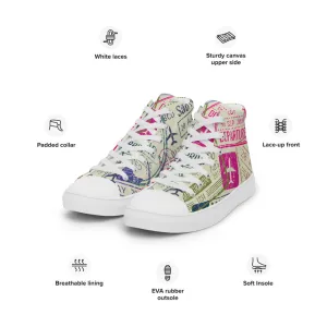Men’s Passport Stamps Shoes (Light)