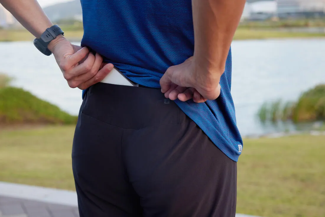 Men's Running Lightweight Trousers - KIPRUN Run 500 Light - Black