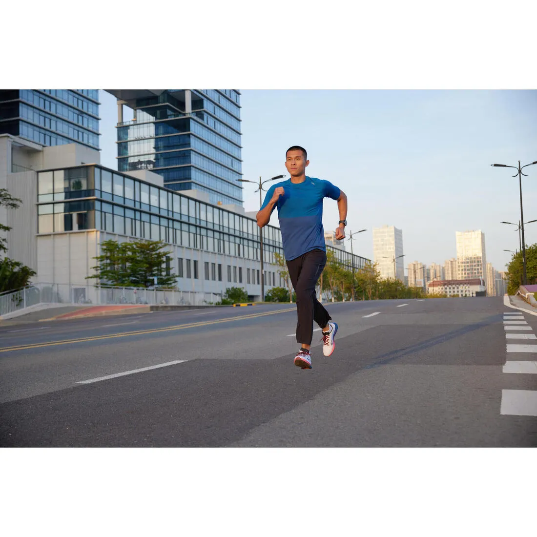 Men's Running Lightweight Trousers - KIPRUN Run 500 Light - Black