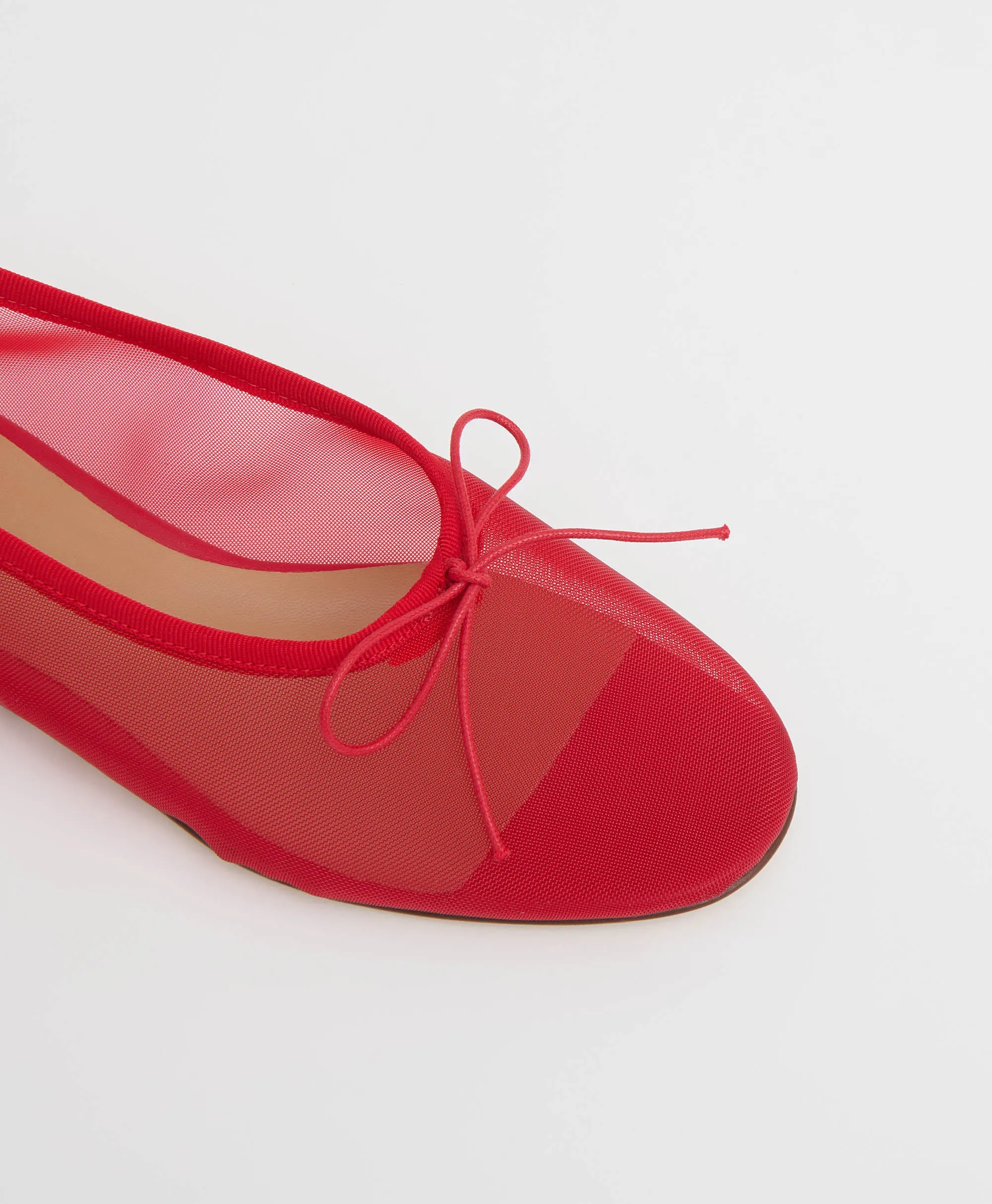Mesh Dream Ballerina - Bright Red