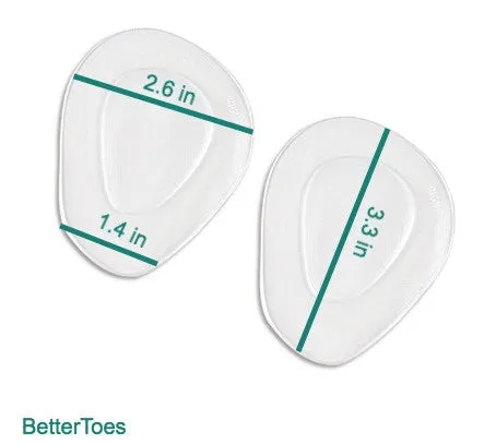 Metatarsal Pads : Ball of Foot Cushions - 2 Pairs
