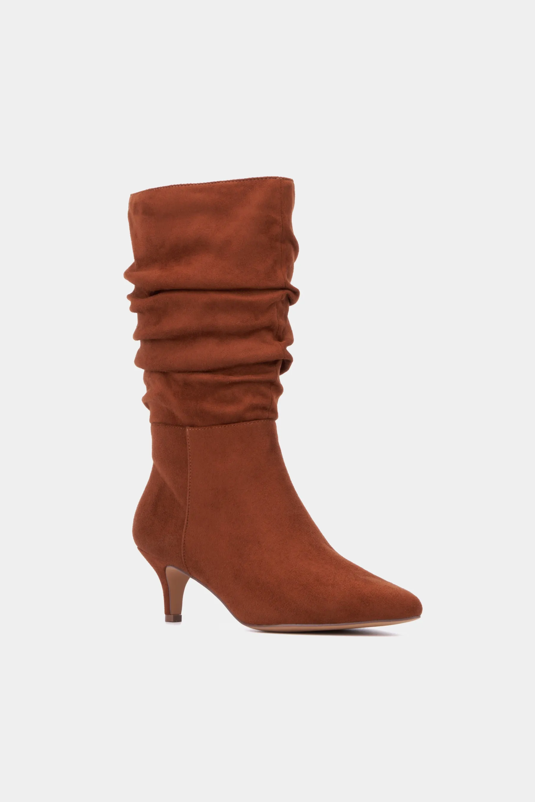 Mette Ruched Pointy Boots