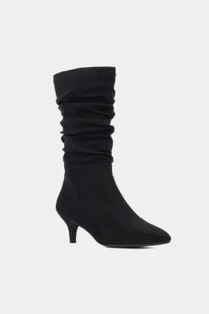 Mette Ruched Pointy Boots