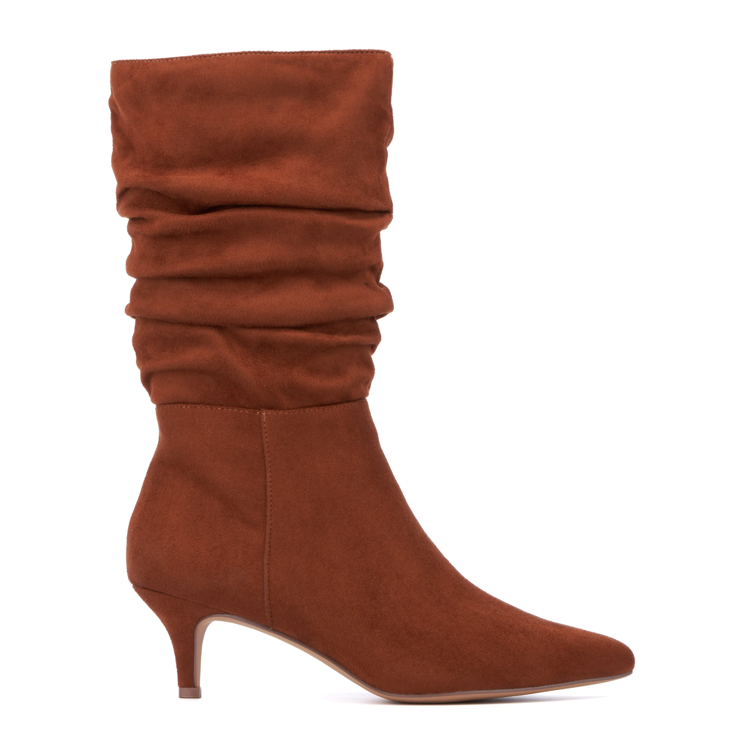 Mette Ruched Pointy Boots