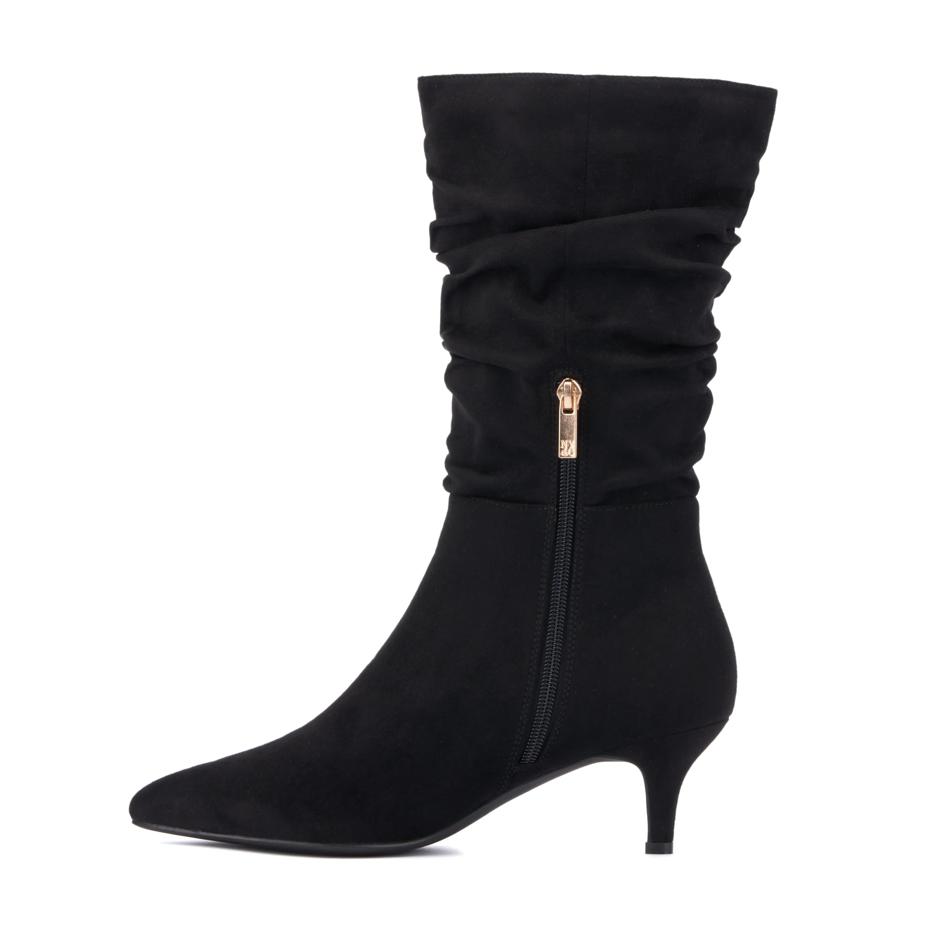 Mette Ruched Pointy Boots