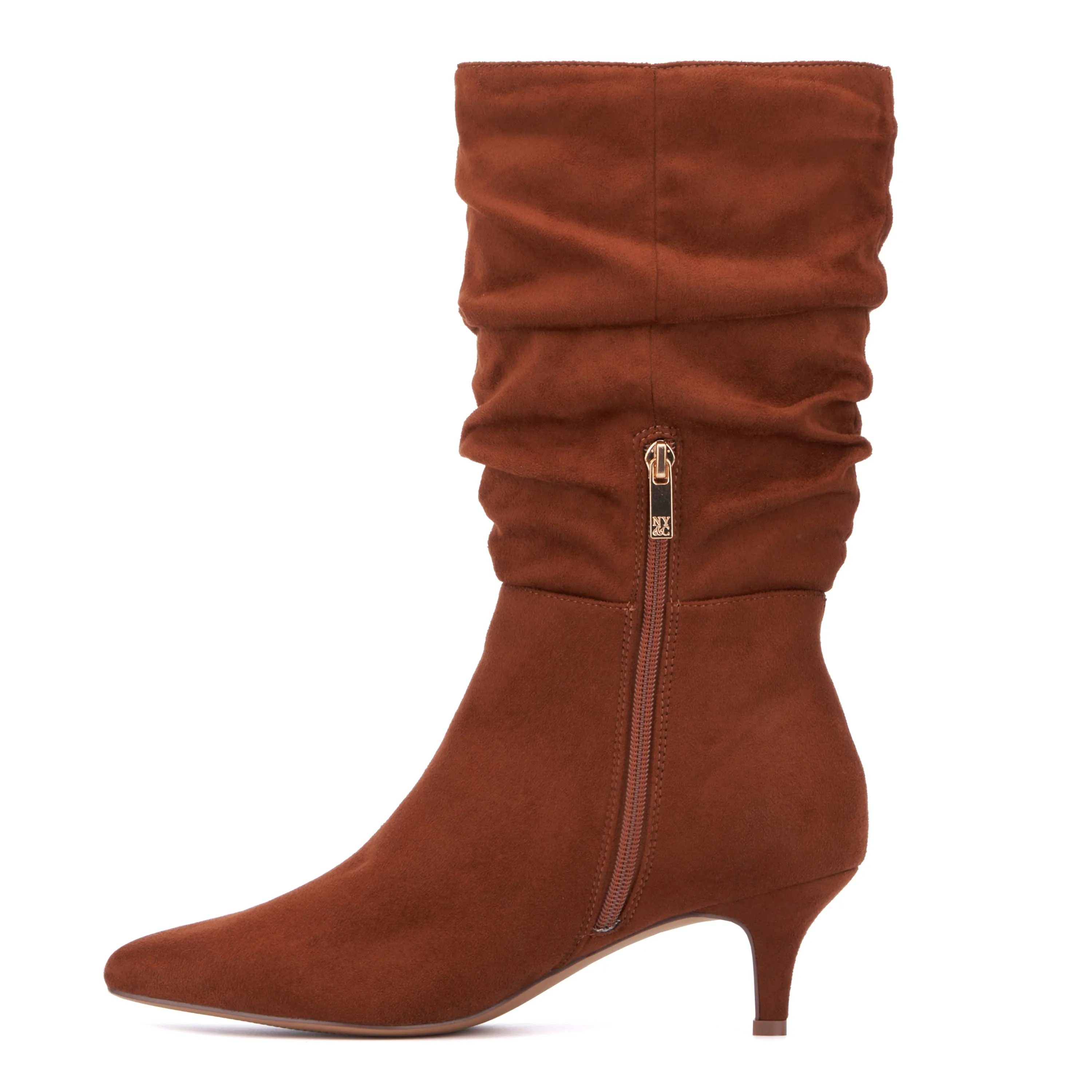 Mette Ruched Pointy Boots