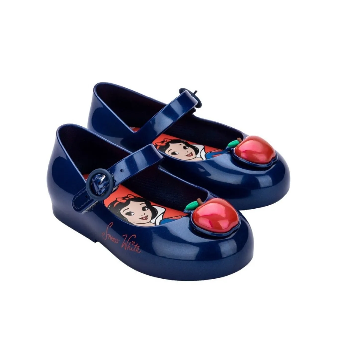 Mini Melissa Mini Sweet Love   Princess BB - Snow White (Metallic Blue/Red)
