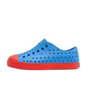 Native Jefferson Shoes - Resting Blue / Hyper Red