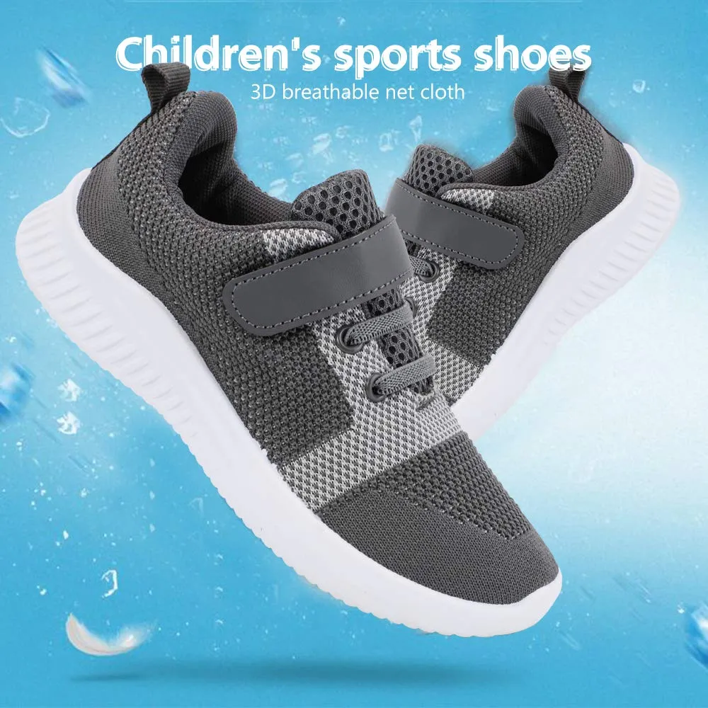 nerteo Toddler Shoes Boys Kids Running Sneakers | Breathable, Lightweight. Machin Washable Dark Grey 8 M US Toddler