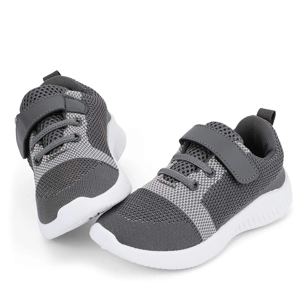 nerteo Toddler Shoes Boys Kids Running Sneakers | Breathable, Lightweight. Machin Washable Dark Grey 8 M US Toddler