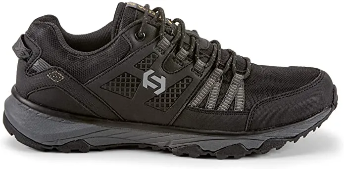 New in box! Memory TREKK - Mens Memory Foam Trail Shoes, Black, Sz 8!