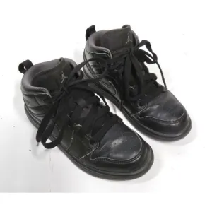 Nike Air Jordan 1 Mid Triple Black Sneakers Toddlers Boys Size 13C