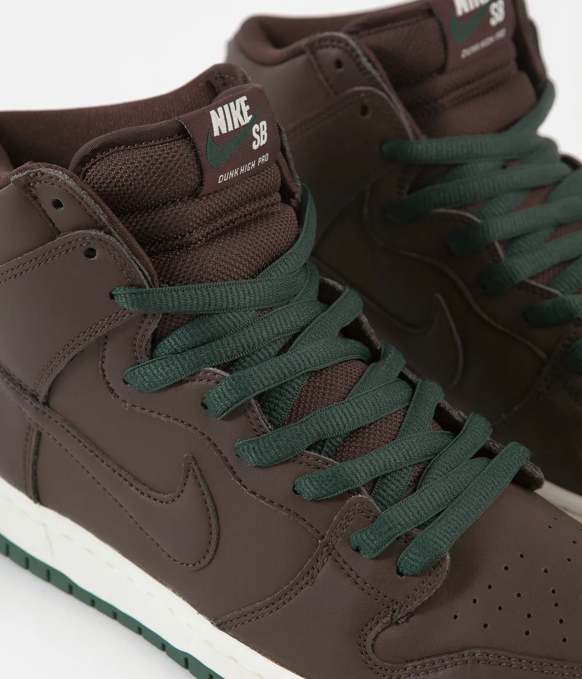 Nike SB Dunk High Pro 'Vegan' Shoes - Baroque Brown / Baroque Brown - Sail - Fir