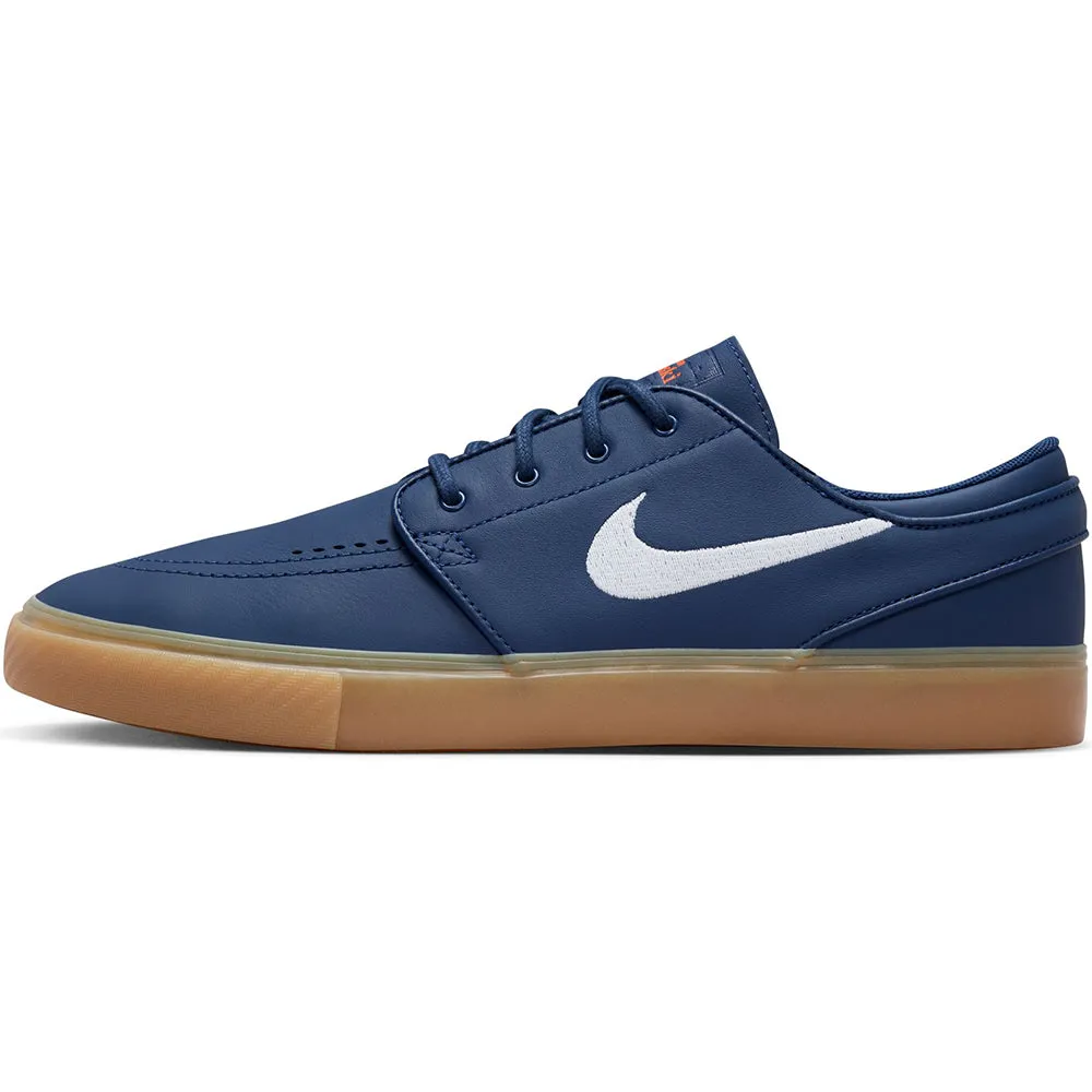 Nike SB Orange Label Zoom Janoski OG  ISO Shoes Navy/White-Navy-Gum Light Brown