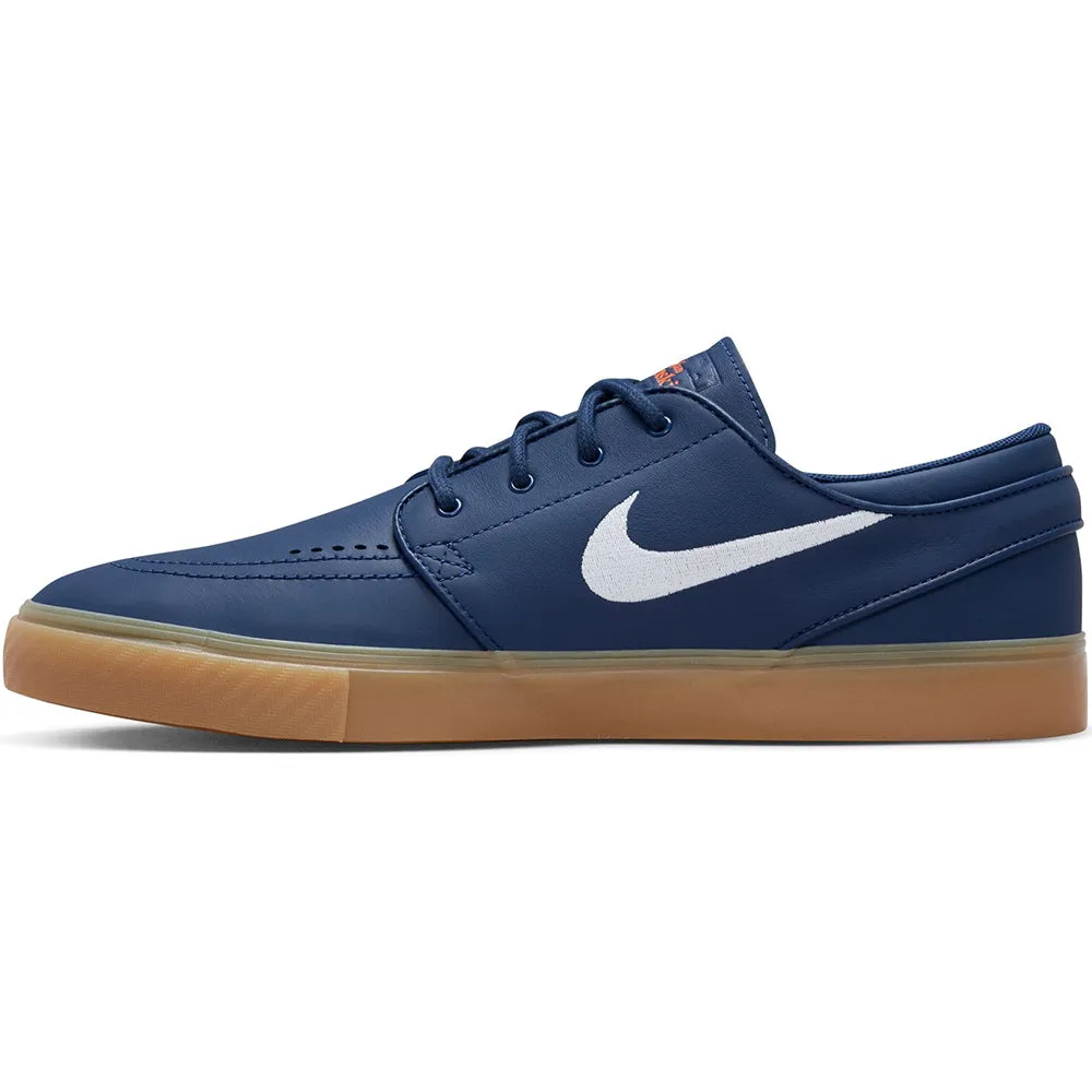 Nike SB Orange Label Zoom Janoski OG  ISO Shoes Navy/White-Navy-Gum Light Brown