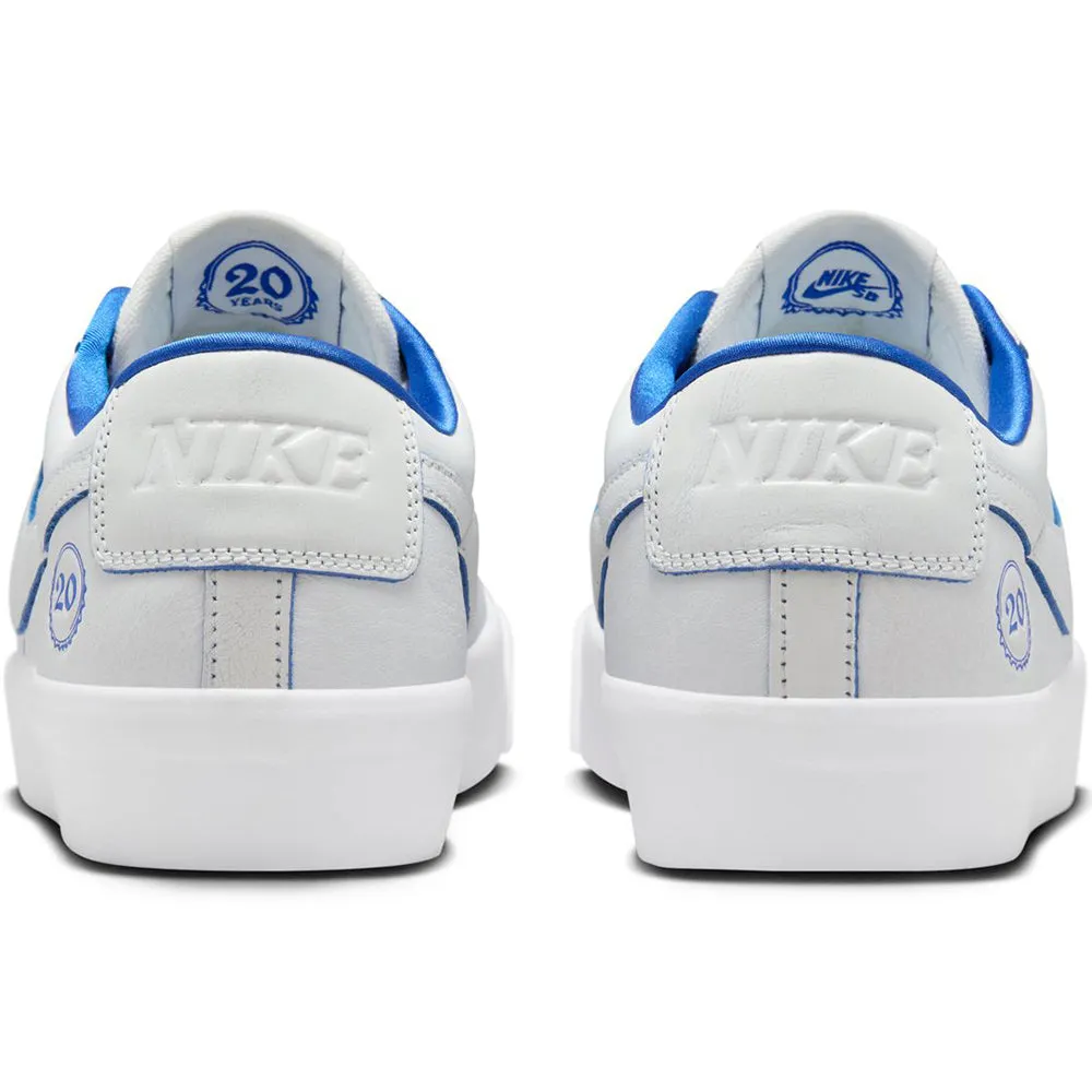 Nike SB Zoom Blazer Low Pro GT Premium Shoes Summit White/Game Royal-Summit White