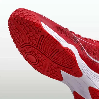 Nivia Hy-Court 3.0 Badminton Non Marking Shoes (Red)