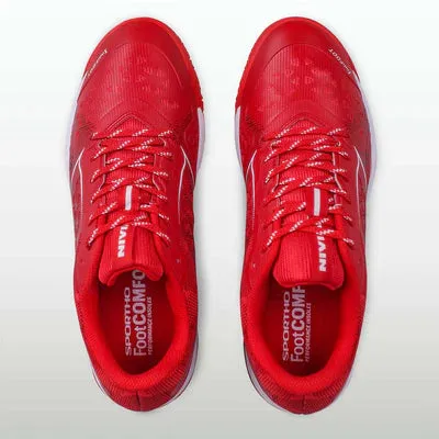 Nivia Hy-Court 3.0 Badminton Non Marking Shoes (Red)