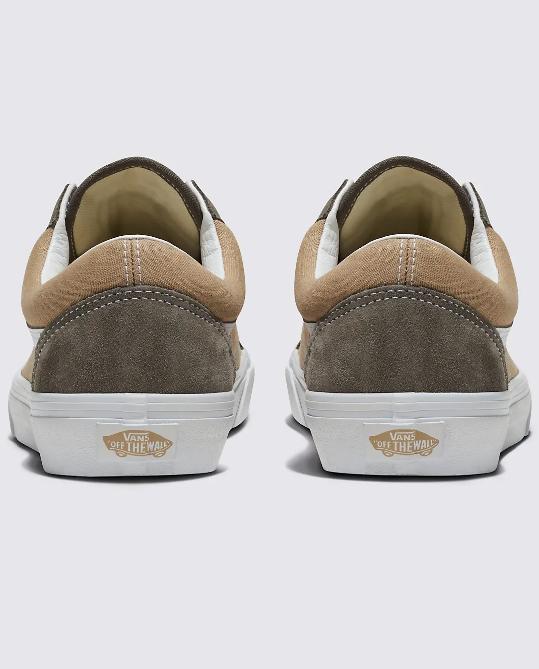 OLD SKOOL - CANVAS/SUEDE BLOCK BROWN