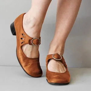 Opal orthopedic shoes: vintage round-toe style
