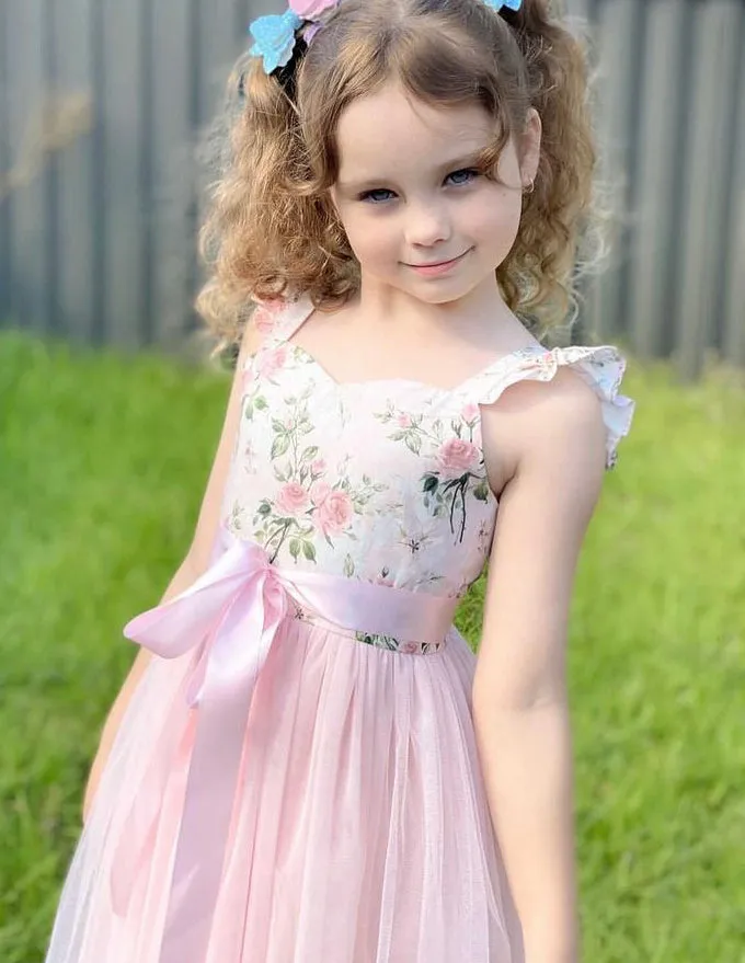 Peach Blossom Tutu Dress