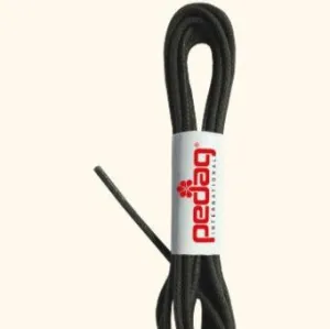 Pedag® Thin Dress Waxed Round Laces - Black