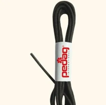Pedag® Thin Dress Waxed Round Laces - Black