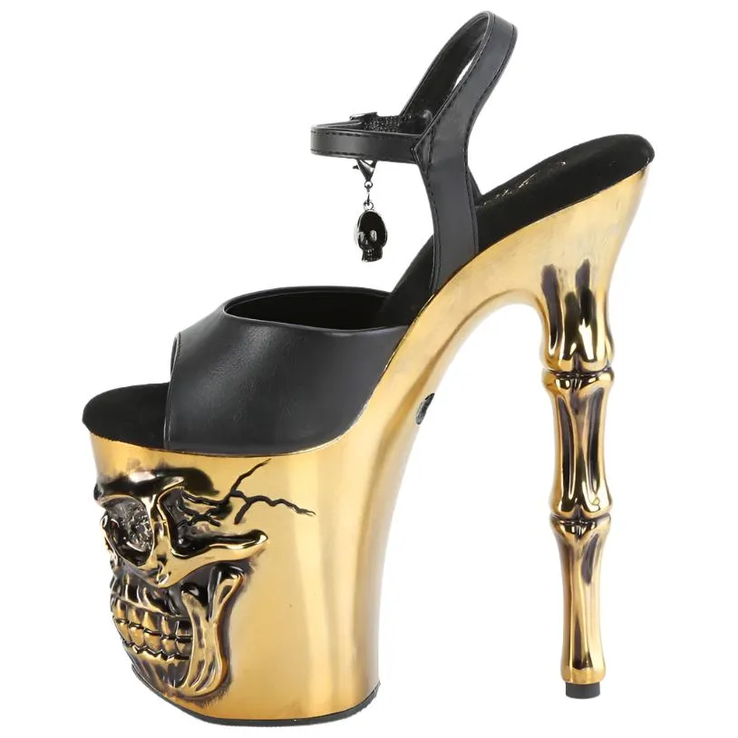 Pleaser Rapture 809-LT Brass Shoes