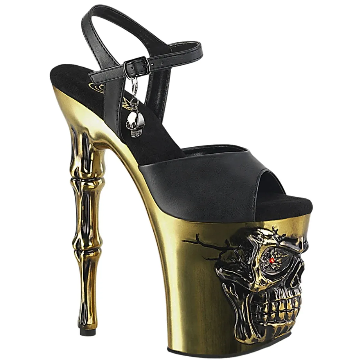 Pleaser Rapture 809-LT Brass Shoes