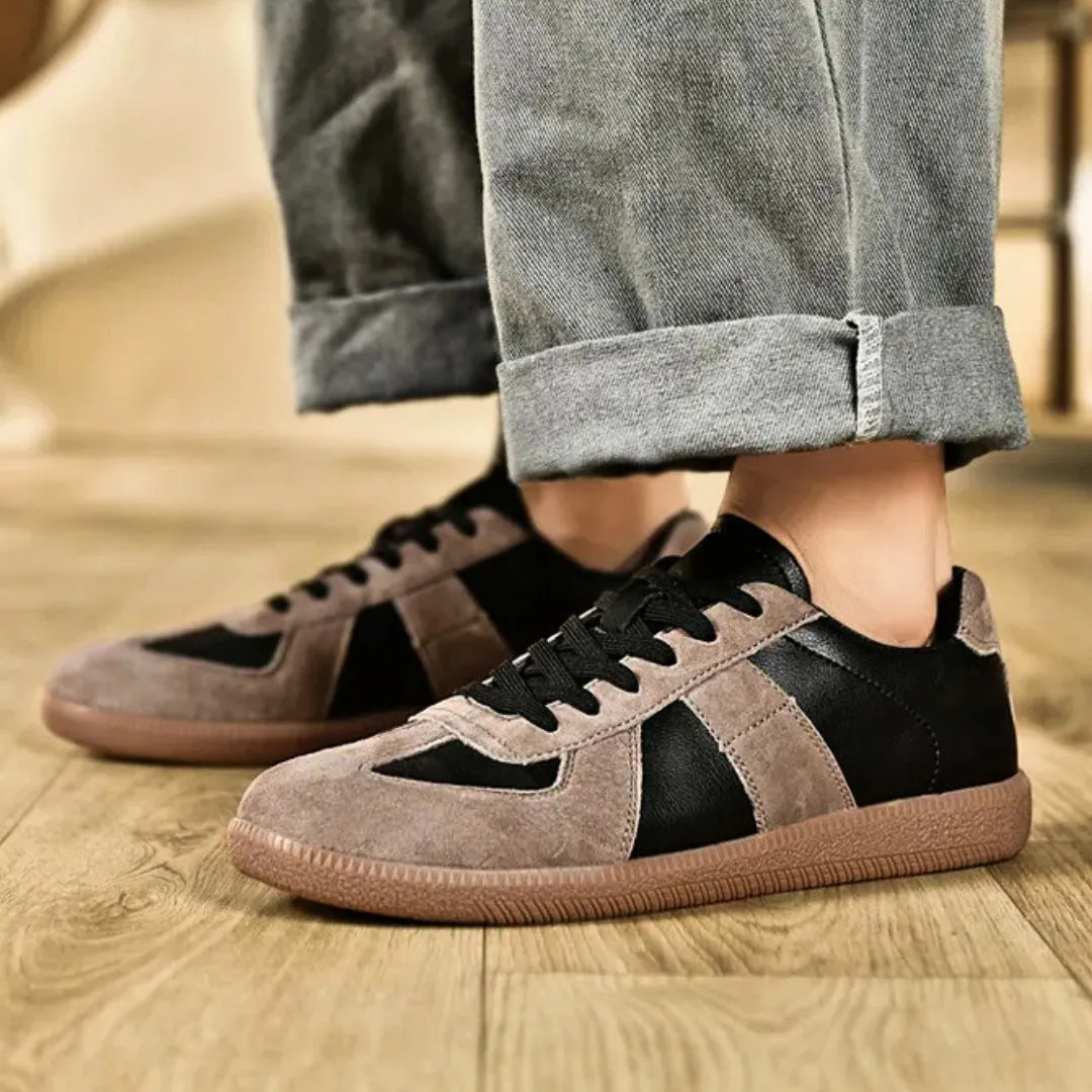 Premium Leather   Suede Sneakers