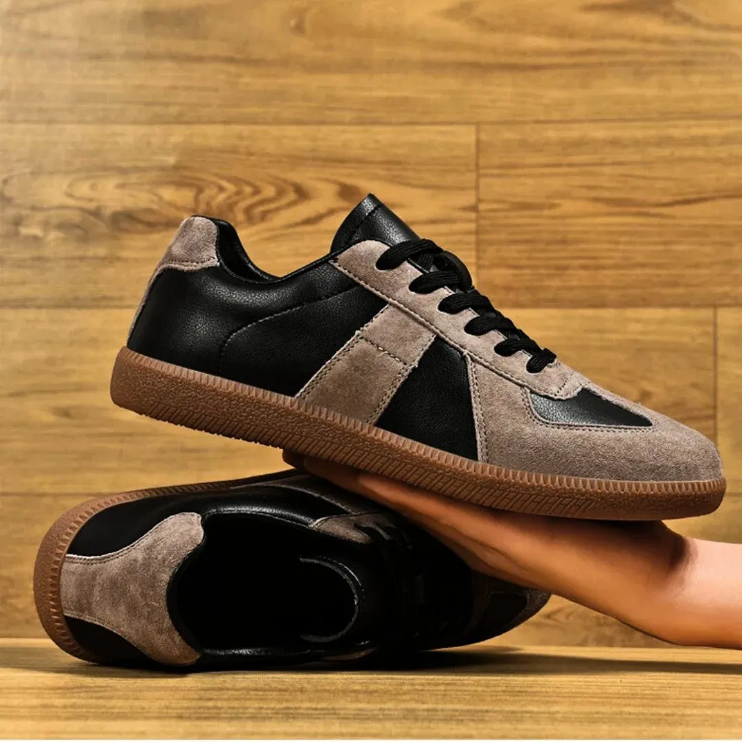 Premium Leather   Suede Sneakers