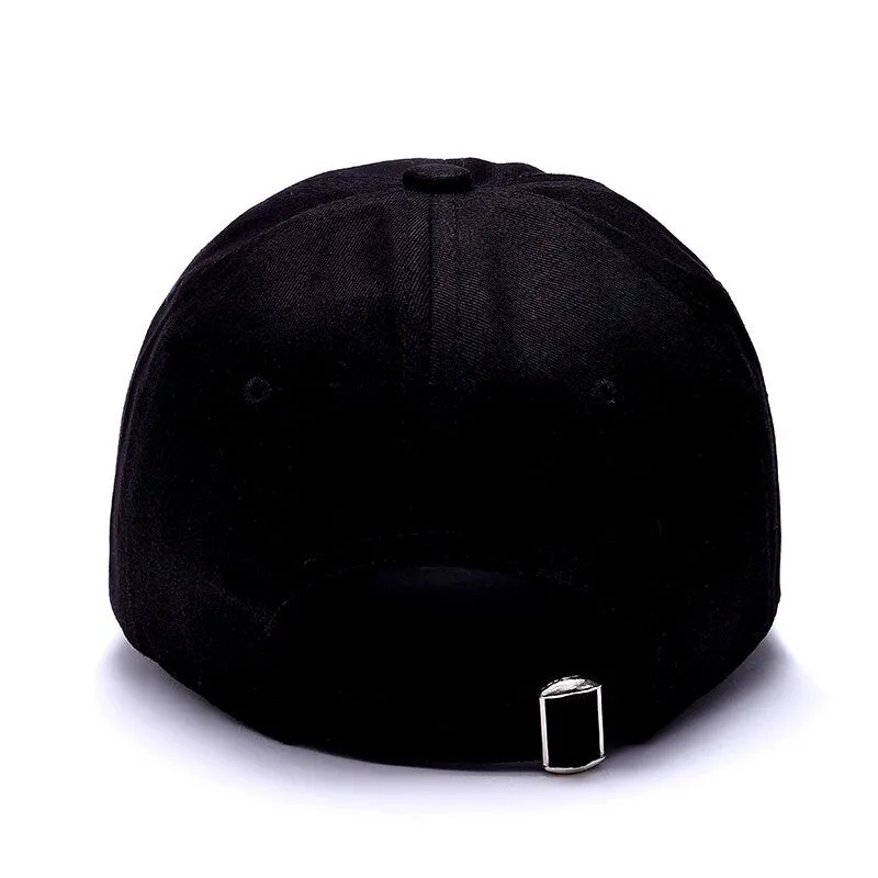 "FLAME" Casquette Baseball Streetwear Noir - URB1™