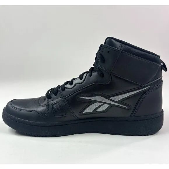 Reebok Resonator Mid Mens 12 White Black Silver Basketball Shoes Sneakers GZ2713