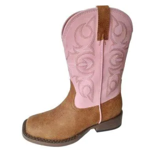 Roper Kids Annie Boots Tan/Pink