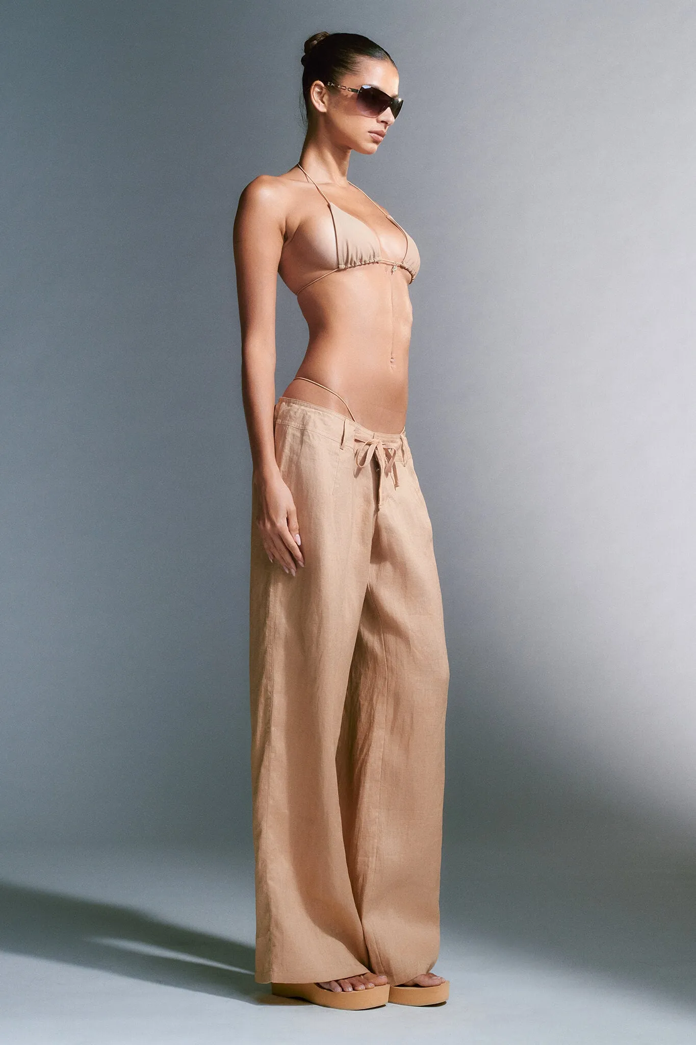 ROWANN PANT - BEIGE : TAN