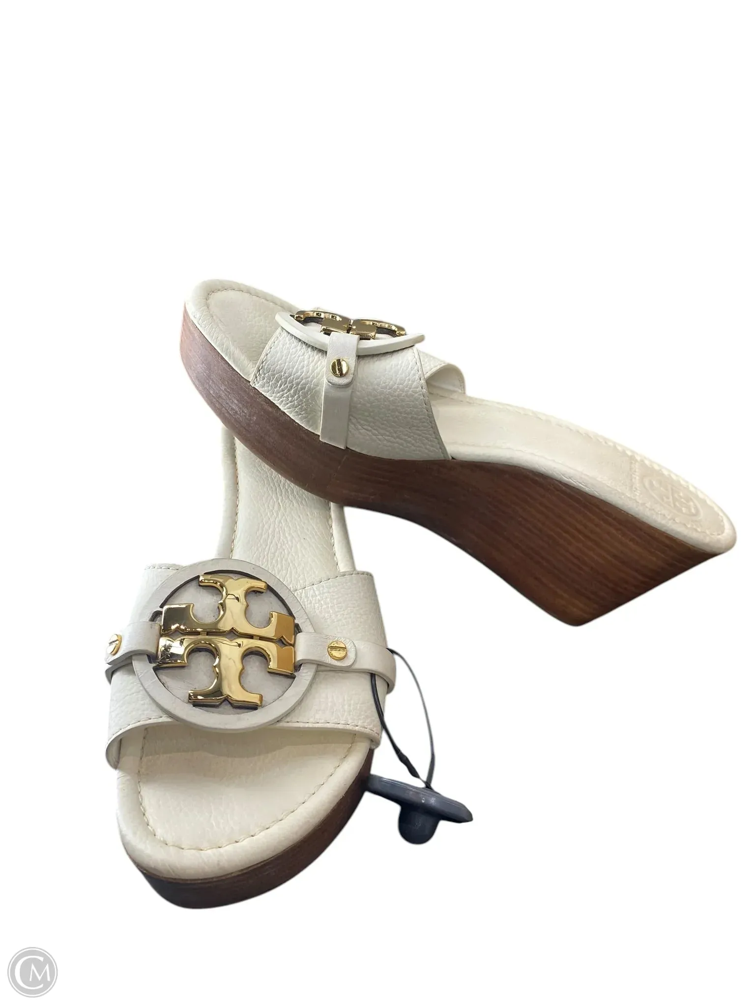 Shoes Designer By Tory Burch In Cream, Size: 9.5