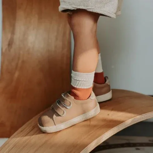 Shooshoos Brown Kicks Leather Shoes