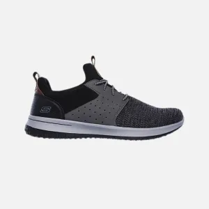 Skechers Delson Camben Men's Walking Shoes -Black/Grey
