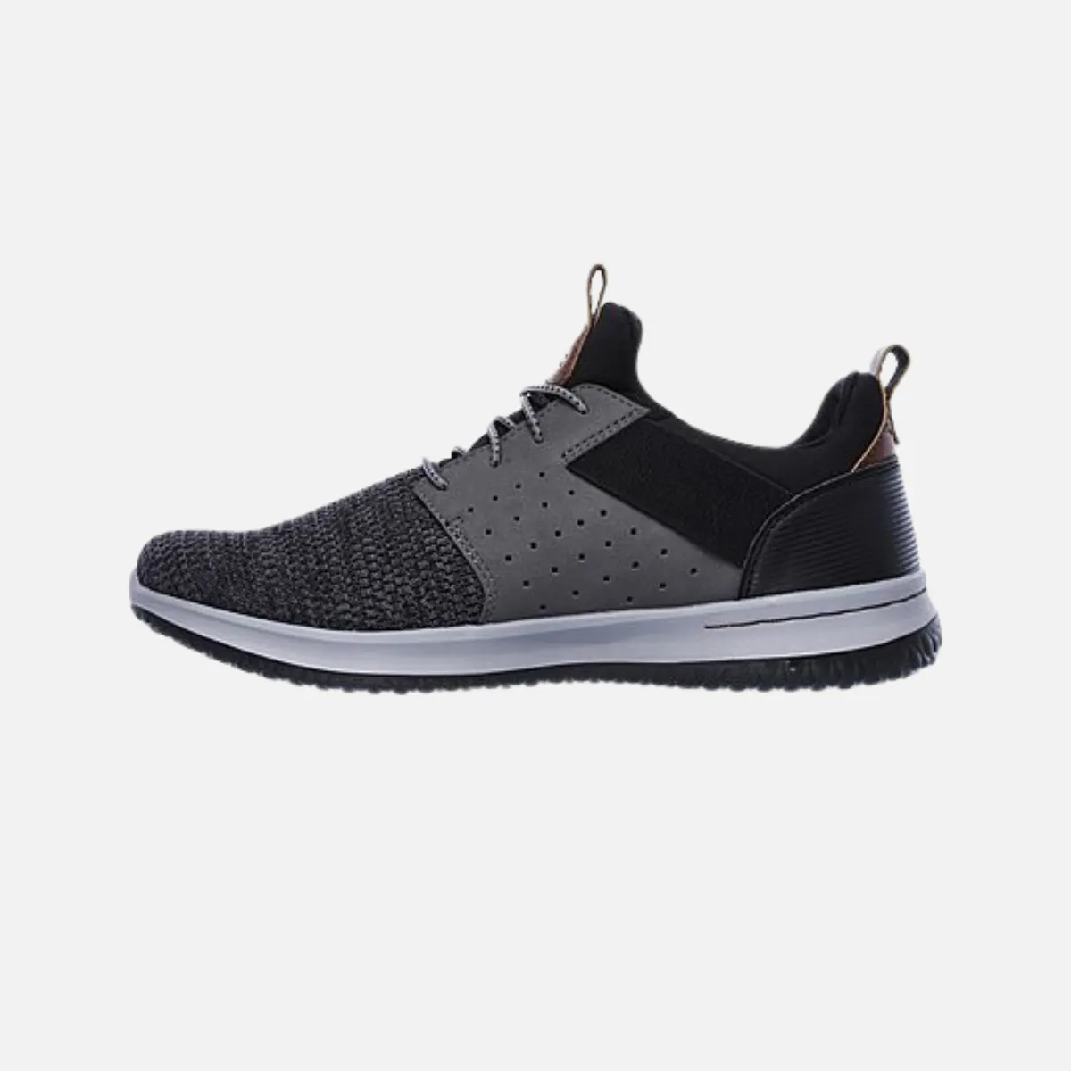 Skechers Delson Camben Men's Walking Shoes -Black/Grey