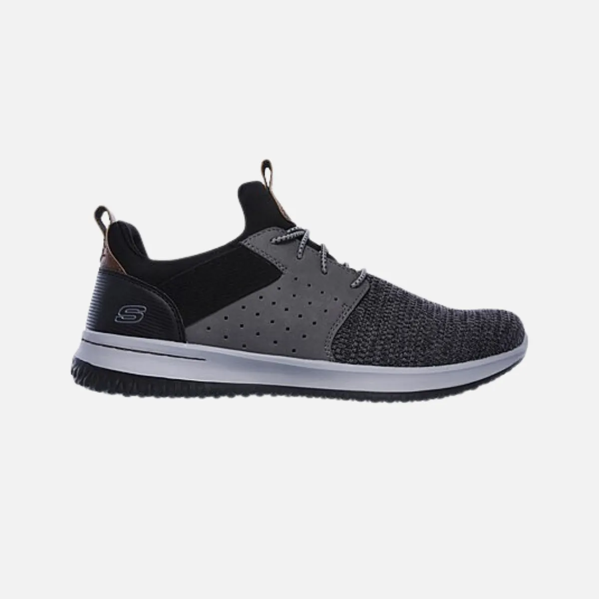 Skechers Delson Camben Men's Walking Shoes -Black/Grey