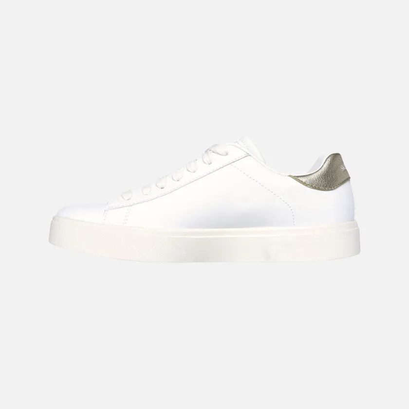 Skechers Eden LX - Beaming Glory Women's Lifestyle Shoes -White/Gold