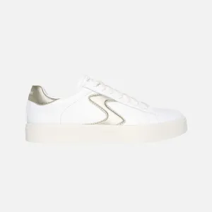Skechers Eden LX - Beaming Glory Women's Lifestyle Shoes -White/Gold