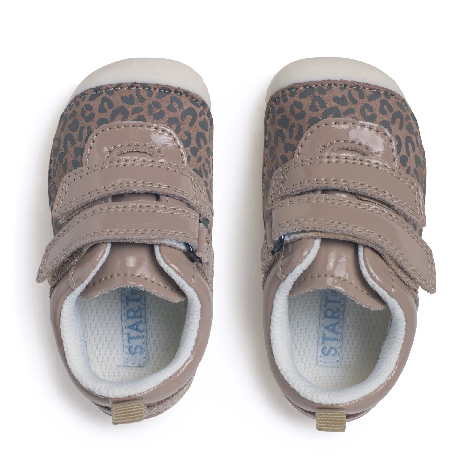 Startrite Little Smile Pre-Walker G Fit Taupe Leopard Patent